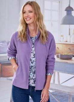 Lilac Fleece Jacket