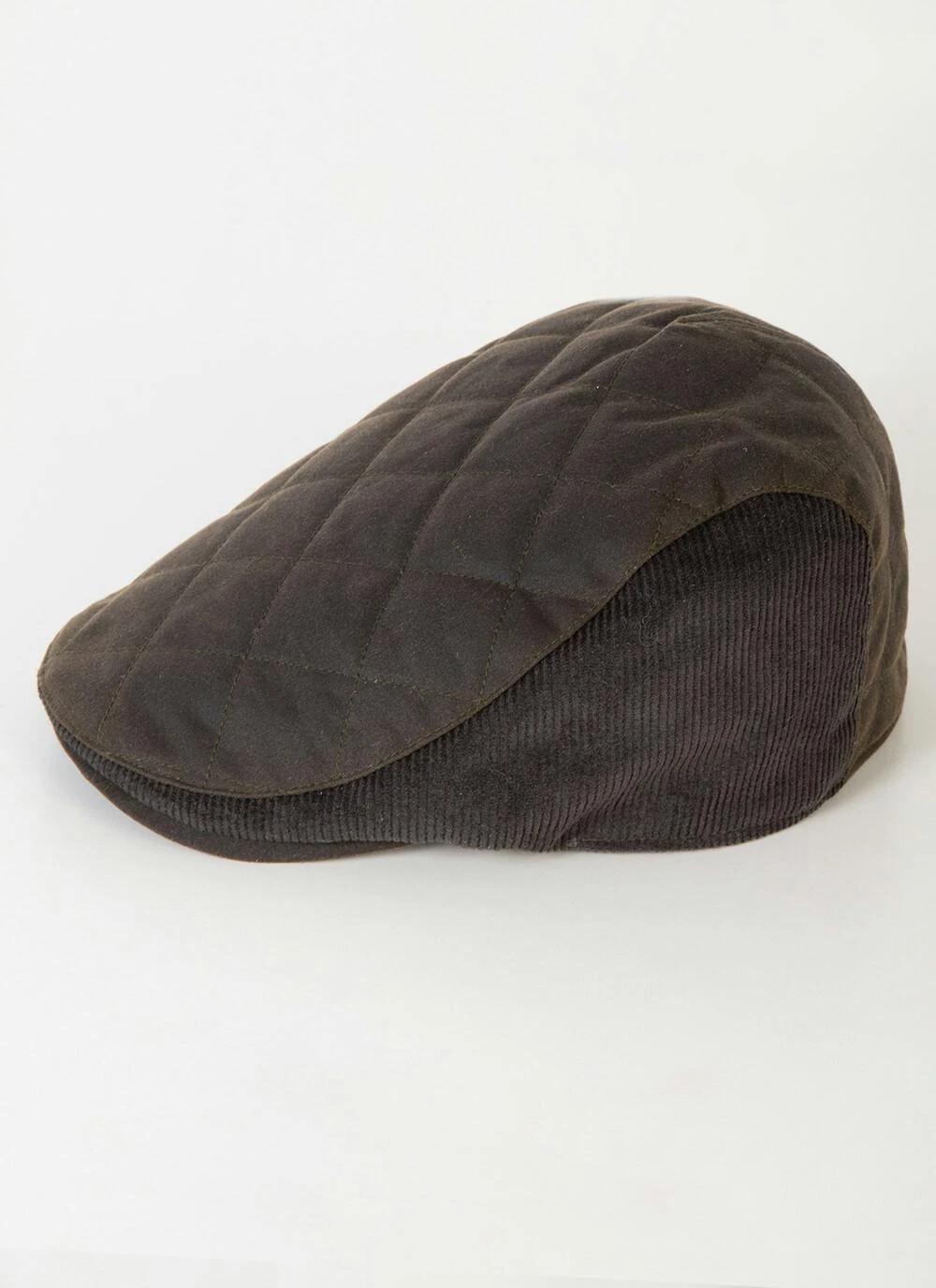 Green Wax & Cord Flat Cap 4 Green Wax & Cord Flat Cap - Image 2