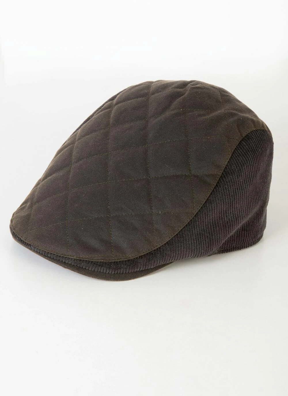 Green Wax & Cord Flat Cap 3 Green Wax & Cord Flat Cap