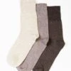 3 Pack Beige Socks -Casual Outfits Store 45344pvl d9cebff62014431
