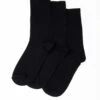 3 Pack Black Socks -Casual Outfits Store 45345pvl 938306eae898a00