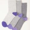 3 Pack Grey Socks -Casual Outfits Store 45880pvl d17404e6191c9e2