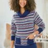 Fairisle Pocket Top -Casual Outfits Store 55200pvl 4a3896988d6b0ef