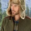 HARRIS TWEED® Men's Trapper Hat -Casual Outfits Store 55316pvl b7e63b0f34ca776