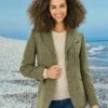 Uist Green Overcheck HARRIS TWEED® Ladies' Jacket