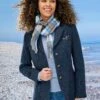 Benbecula Navy Herringbone HARRIS TWEED® Ladies' Jacket -Casual Outfits Store 56436pvl 29b90687504f7ee