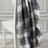 Grey Boucle Check Throw -Casual Outfits Store 56561pvl 73f8797f2961512