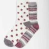 2 Pack Berry Snowsoft Socks 2 2 Pack Berry Snowsoft Socks -Casual Outfits Store 56626pvl 323bdf98953460b
