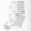 2 Pack Grey Snowsoft Socks -Casual Outfits Store 56627pvl 8014078dc2d2c07