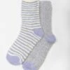 2 Pack Lilac Snowsoft Socks -Casual Outfits Store 56638pvl 76f260ec5f3b3b8