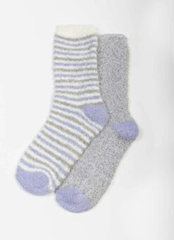 2 Pack Lilac Snowsoft Socks