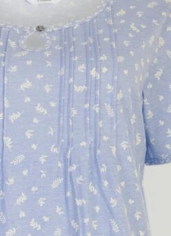 Cotton Rich Keyhole Neck Nightdress -Casual Outfits Store 57605pvl ec32b82ab0b970f