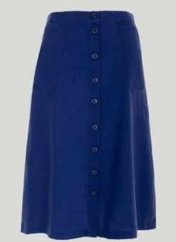 Pure Cotton Chambray Skirt