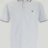Cotton Contrast Trim Polo Shirt -Casual Outfits Store 58220pvl 219843f758758e4