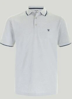 Cotton Contrast Trim Polo Shirt