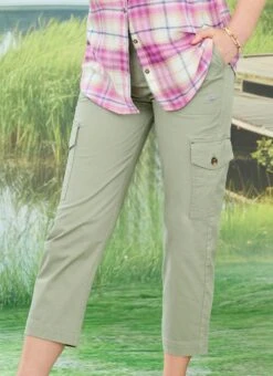 Cotton Cropped Cargo Trouser -Casual Outfits Store 58553pvl 2d2d64f5a27893c