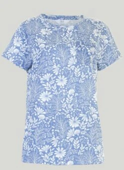 Pure Cotton Cropped Pyjama Set -Casual Outfits Store 58824pvl 54247f03b6b5f2c