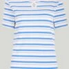Cotton Rich Ribbed Stripe T-Shirt 2 Cotton Rich Ribbed Stripe T-Shirt -Casual Outfits Store 59869pvl 86d8d497ccb94c3