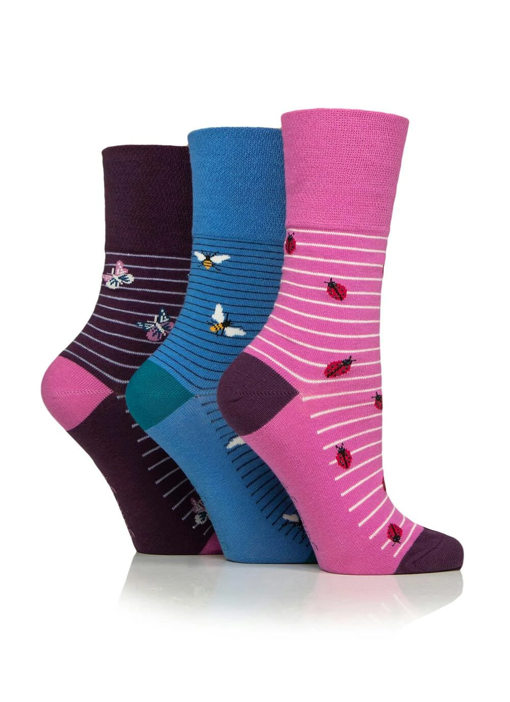 3 Pack Beautiful Bugs Socks 3 3 Pack Beautiful Bugs Socks
