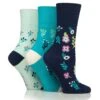 3 Pack Bohemian Floral Socks -Casual Outfits Store 60445pvl d5fd4c4543d334a