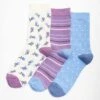 3 Pack Tulips / Stripe / Spot Socks