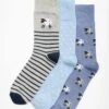 3 Pack Sheep / Spot Bamboo Blend Socks -Casual Outfits Store 60471pvl e21e765d1e0f622