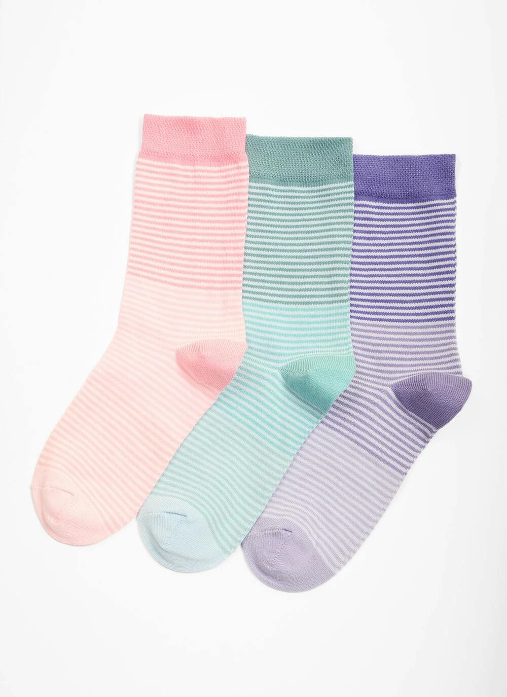 3 Pack Stripe Socks 3 3 Pack Stripe Socks
