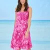 Cotton Blend Tiered Floral Print Dress 1 Cotton Blend Tiered Floral Print Dress -Casual Outfits Store 60721pvl 6f06c89753f88ab