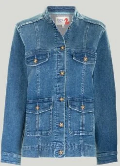 Cotton Rich Stretch Denim Jacket -Casual Outfits Store 60886pvl 0c06d4d0f8eabab