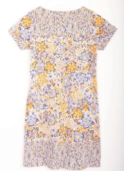 Pure Cotton Jersey Floral Print Dress -Casual Outfits Store 60946pvl f6f4ee5cc0e69a6