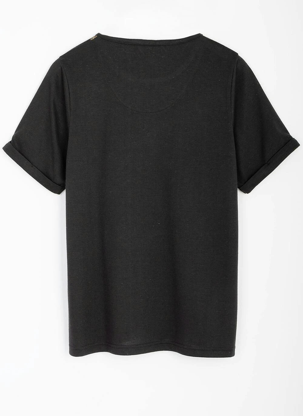 Linen Blend All Over Embellished Palm Tree T-Shirt 5 Linen Blend All Over Embellished Palm Tree T-Shirt - Image 3