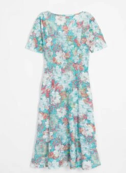 Floral Print Jacquard Dress -Casual Outfits Store 61051pvl e5335320aeafdfe