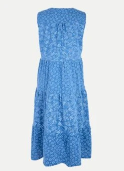 Pure Cotton Jersey Mixed Print Dress -Casual Outfits Store 61126pvl 766da0c839b47e3