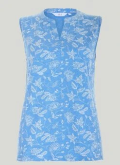 Puff Print Sleeveless T-Shirt -Casual Outfits Store 61523pvl 66765027ec4dc63