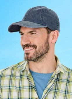 Washed Cotton Foldable Baseball Cap