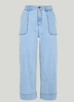 Wide Leg Cropped Jeans -Casual Outfits Store 61756pvl a63593d54818692