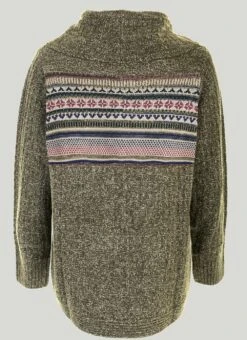 Cowl Neck Fairisle Jumper -Casual Outfits Store 62008pvl 97a3a5b7f522c84