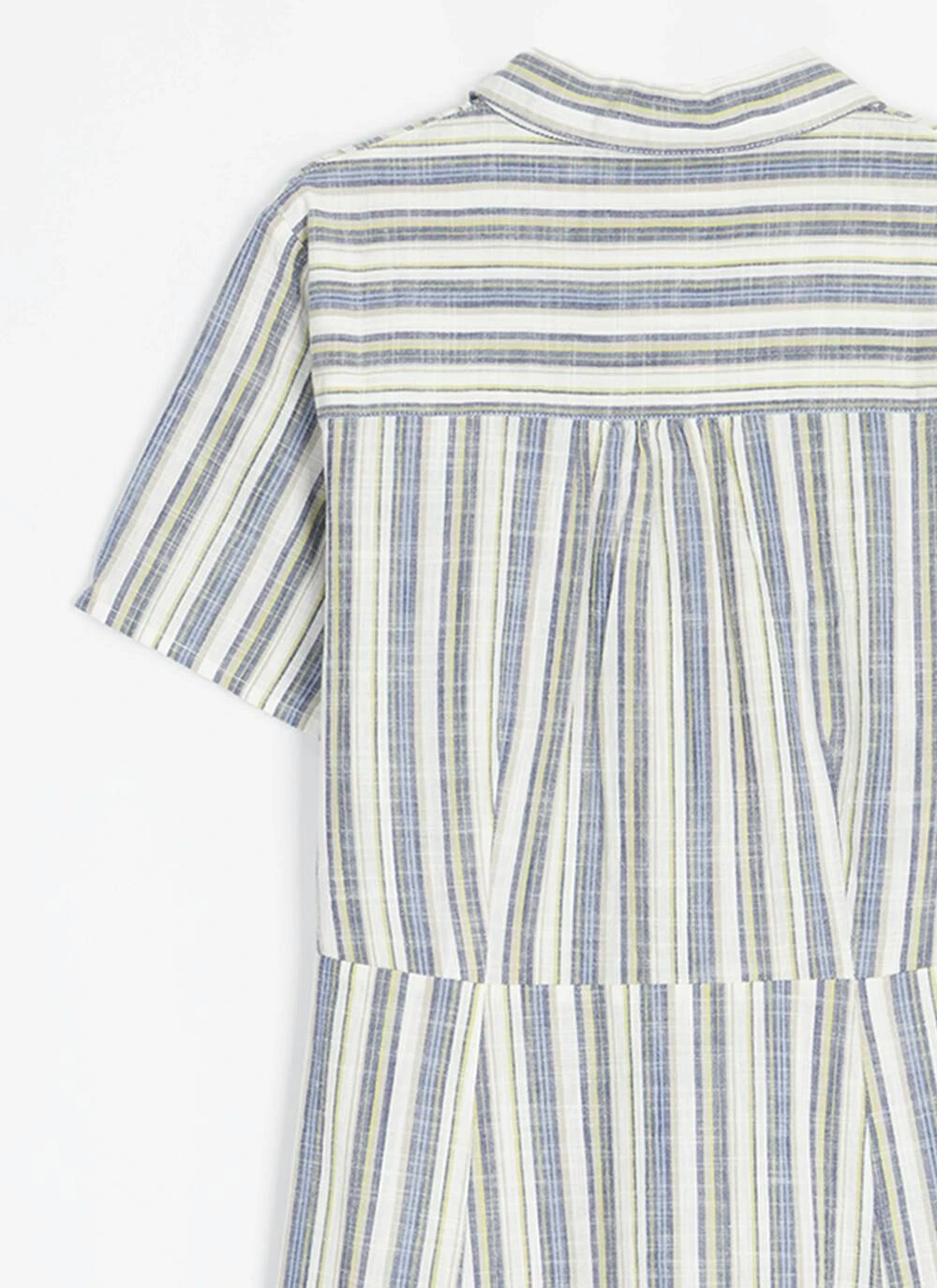 Pure Cotton Stripe Shirt Dress 6 Pure Cotton Stripe Shirt Dress - Image 4