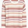 Textured Crew Neck Striped Jumper -Casual Outfits Store 62104pvl dcacb09dc2c9ad2