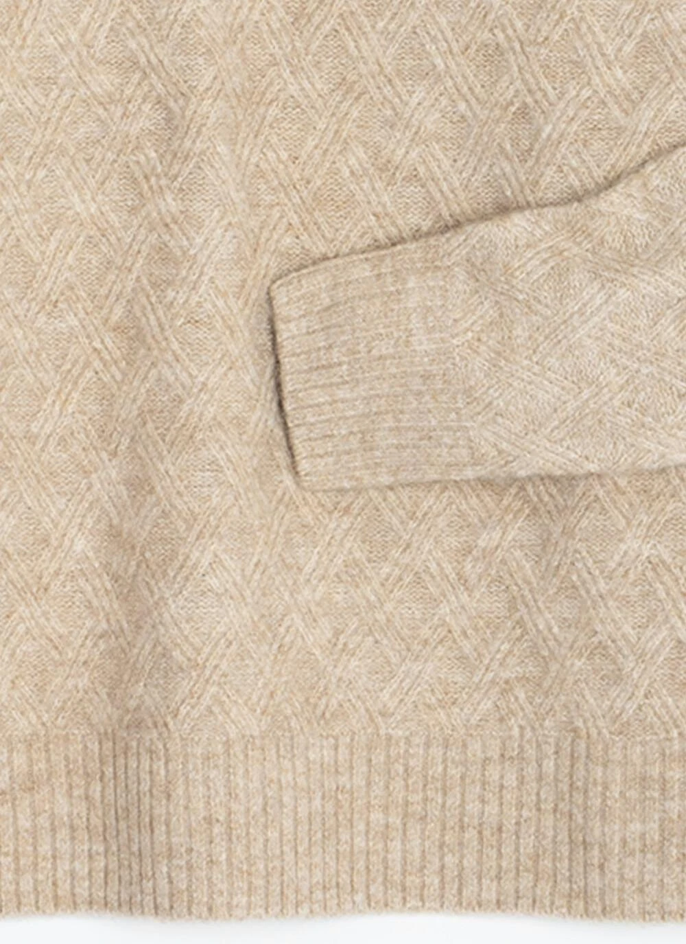 Button Detail Textured Crew Neck Jumper 7 Button Detail Textured Crew Neck Jumper - Image 5