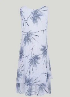 Cotton Blend Tiered Dress -Casual Outfits Store 62439pvl 623dcc93a2d0245