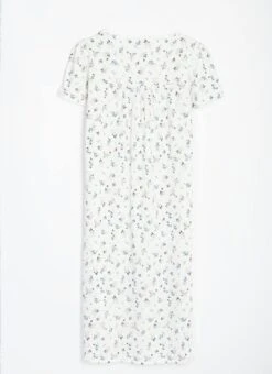 Pure Cotton Button Detail Printed Nightdress 9 Pure Cotton Button Detail Printed Nightdress -Casual Outfits Store 62472pvl f787812041b40bd