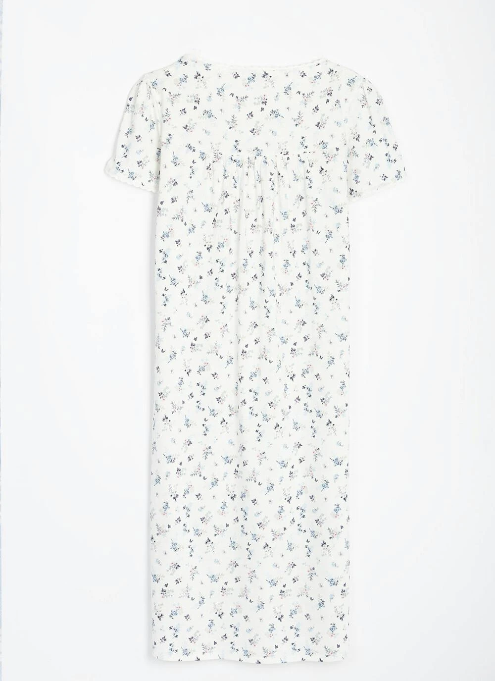 Pure Cotton Button Detail Printed Nightdress 6 Pure Cotton Button Detail Printed Nightdress - Image 4