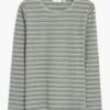 Pure Cotton Striped Crew Neck Top -Casual Outfits Store 62562pvl 5ef0c6763555b87