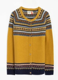 Wool Blend Yoke Fairisle Crew Neck Cardigan 10 Wool Blend Yoke Fairisle Crew Neck Cardigan -Casual Outfits Store 62891pvl 2bcbf5caaa11eea