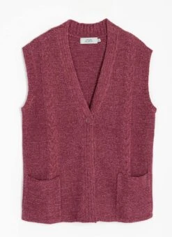 Single Cable Knit V- Neck Waistcoat 10 Single Cable Knit V- Neck Waistcoat -Casual Outfits Store 63037pvl 9e05a8b918999fd