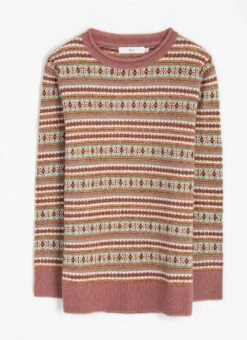 Fairisle Crew Neck Jumper -Casual Outfits Store 63115pvl 52ab5503ad9b38c