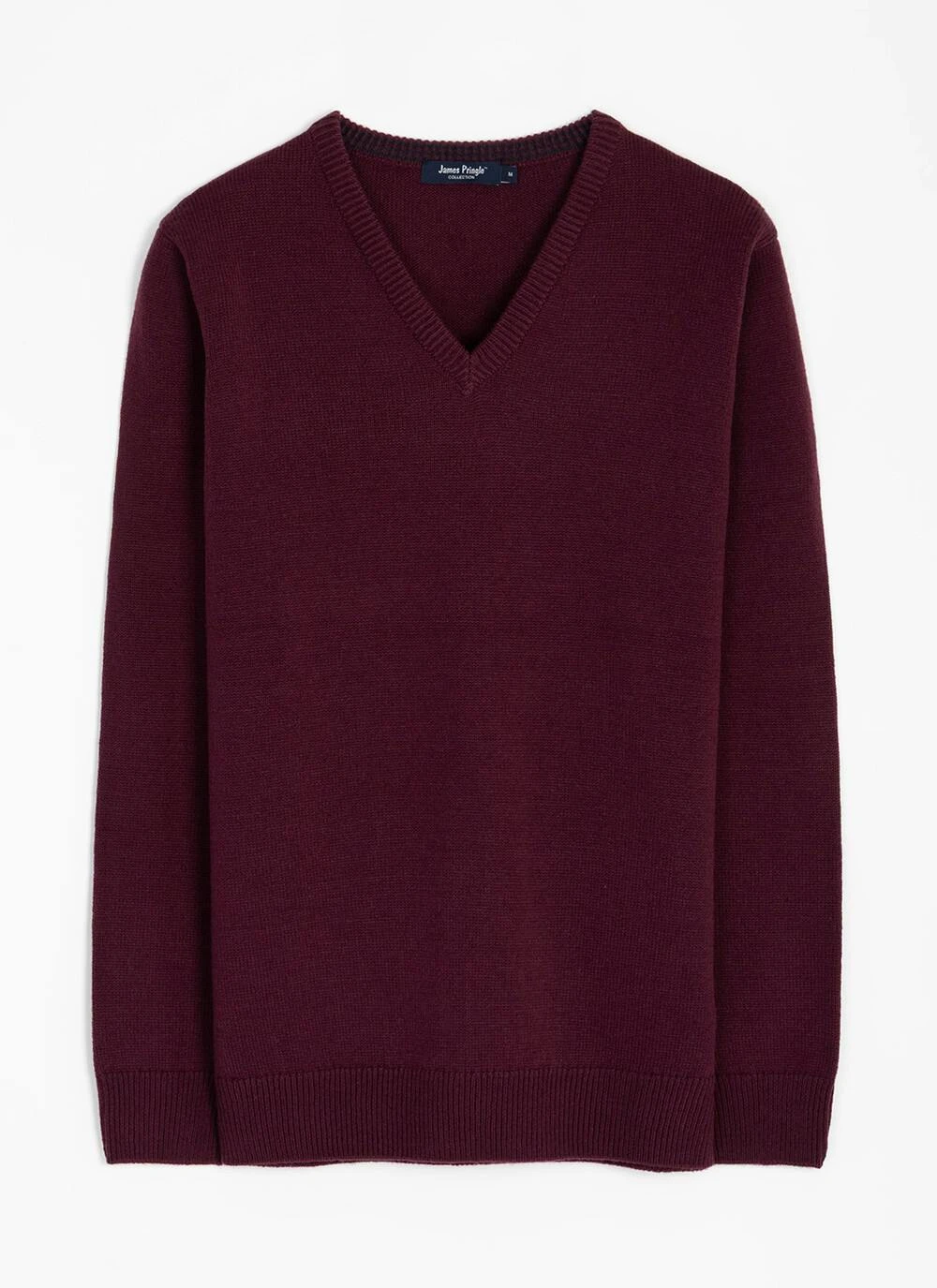 Textured Knit V Neck Jumper 3 Textured Knit V Neck Jumper