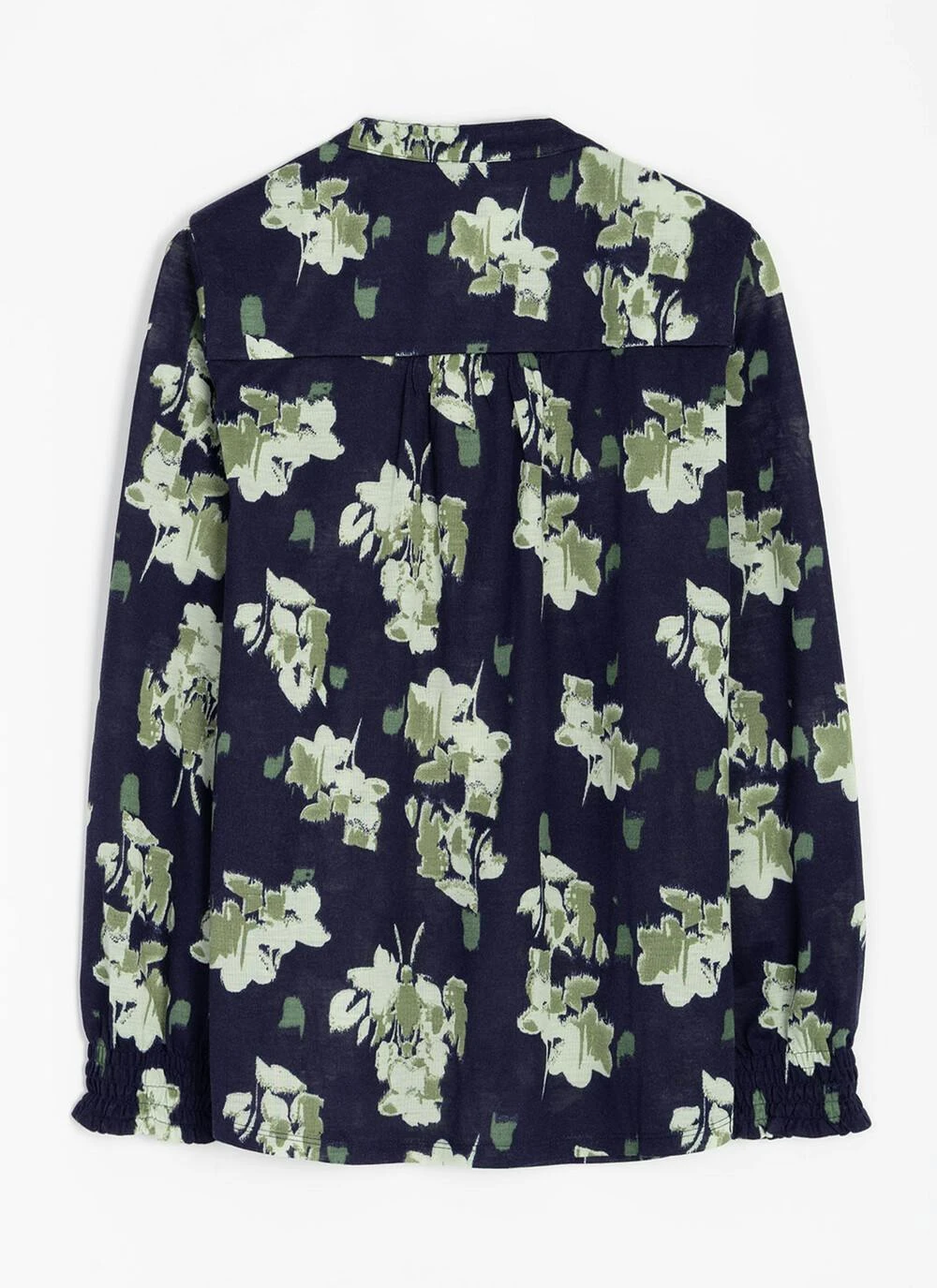 Notch Neck Jersey Print Blouse 6 Notch Neck Jersey Print Blouse - Image 4