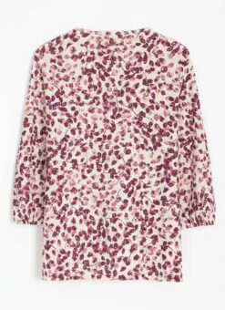 Crinkle Jersey Round Neck Top -Casual Outfits Store 63284pvl f3f760f0f8d8977